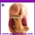 100% High Quality Hot Sale Synthetic Long Hot Pink Wig Cosplay Wig